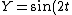 Y=\sin(2t)